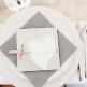 Hochzeitseinladung Kirsten mit Herz dekoriert